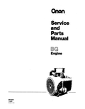 Onan BG TRACTOR Engine Service and Parts Manual PDF Instant Download