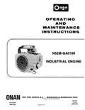 Onan N52M Engine Operator Owner Manual PDF Instant Download
