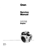 Onan N52M Engine Service Shop Repair Manual PDF Instant Download
