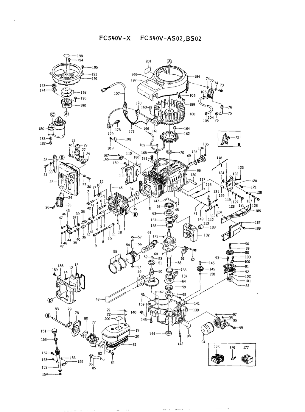 Kawasaki FC540V Engine Manual FC Series Service Repair Shop Parts Owner Operator Instant Download