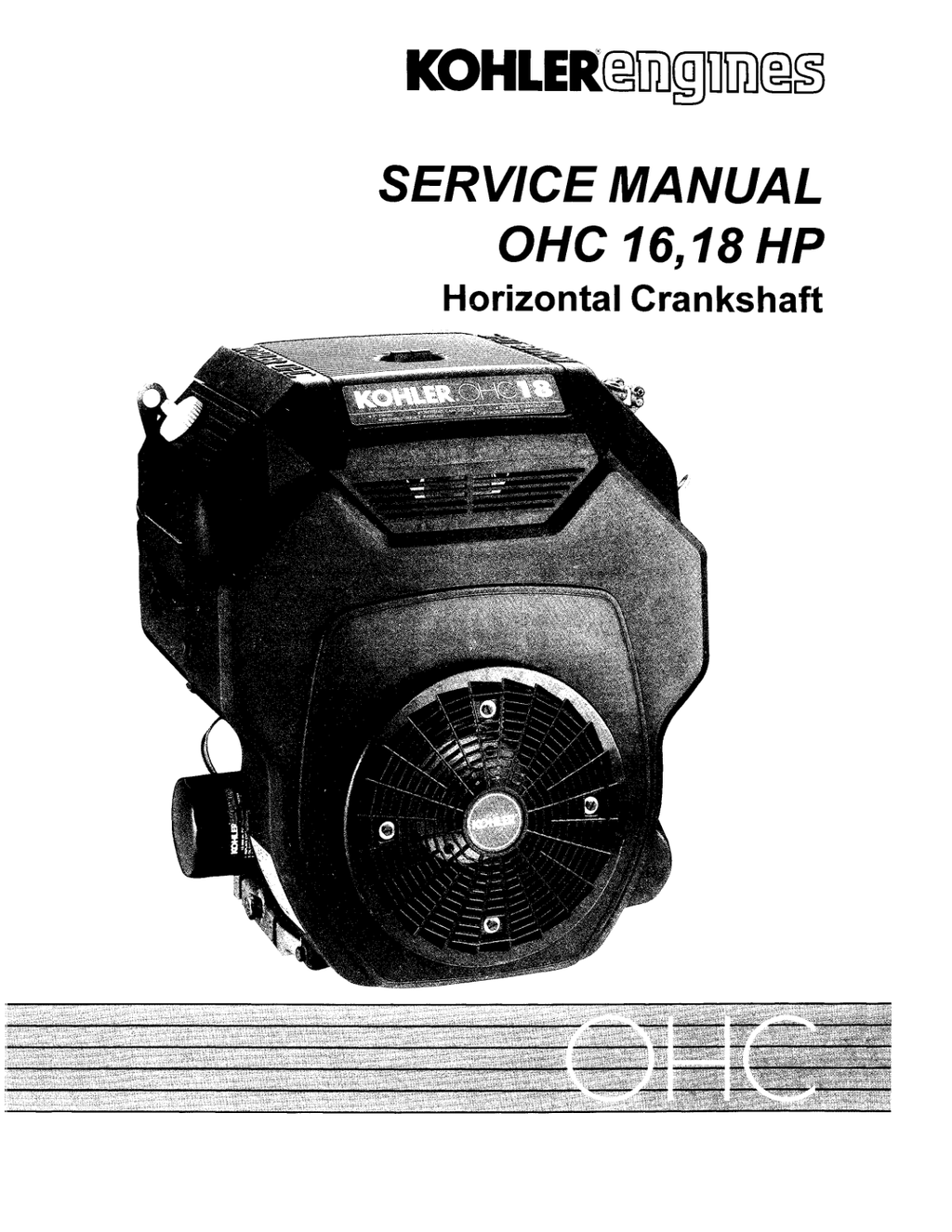 Kohler TH575 Engine Manual TRIAD Service Repair Shop Parts Owner Operator Instant Download