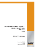 Skid Steer Case SV185 TIER 3 Engine Service Manual PDF Instant Download