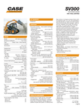 Skid Steer Case SV300 TIER 4 Specifications PDF Instant Download