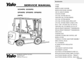 Yale GP050RG Forklift Service Manual (A875) PDF Instant Download