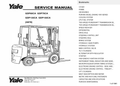 Yale GDP155CA Forklift Service Manual (A878) PDF Instant Download