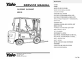 Yale GLC030AF Forklift Service Manual (B810) PDF Instant Download