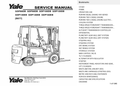 Yale GDP80DB Forklift Service Manual (B877) PDF Instant Download