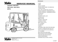 Yale GDP155CA Forklift Service Manual (B878) PDF Instant Download