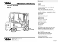 Yale GP155CA Forklift Service Manual (B878) PDF Instant Download
