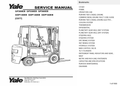 Yale GDP130EB Forklift Service Manual (C877) PDF Instant Download