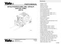 Yale GLP070LJ Forklift Parts Manual (E813) PDF Instant Download